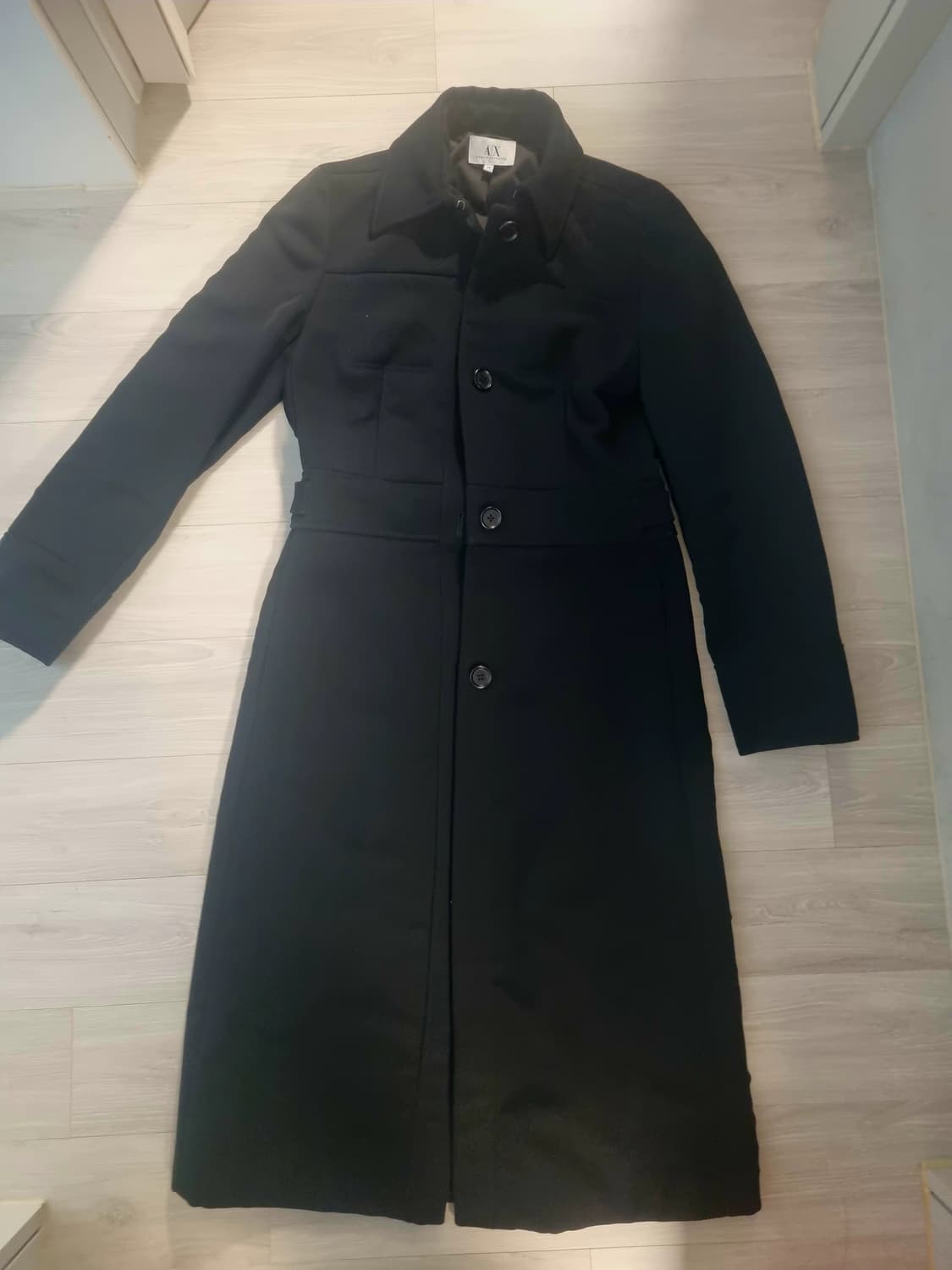 아르마니 익스체인지 코트 블랙 M 상품이미지6