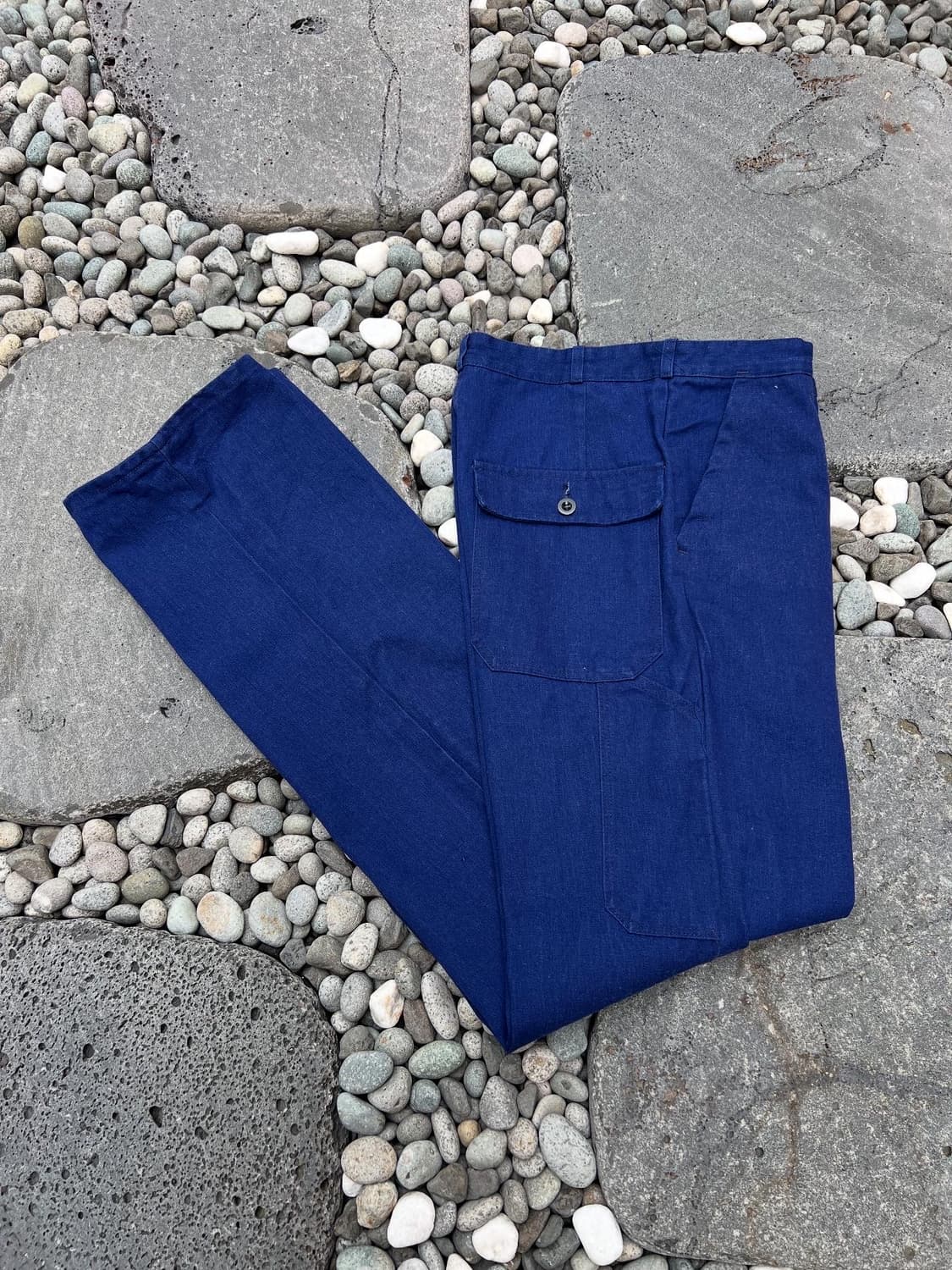 (31인치)(DEADSTOCK)OLD "DENIM" 데님 프렌치워크팬츠 상품이미지4