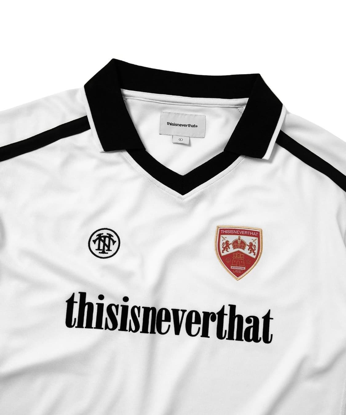 디스이즈네버댓 Soccer Jersey White 저지 긴팔 티셔츠 XL 상품이미지2