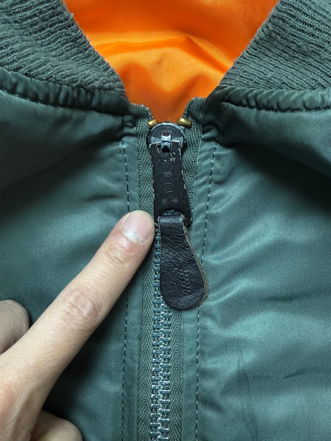 알파인더스트리 ma-1 L(made in usa) 상품이미지3