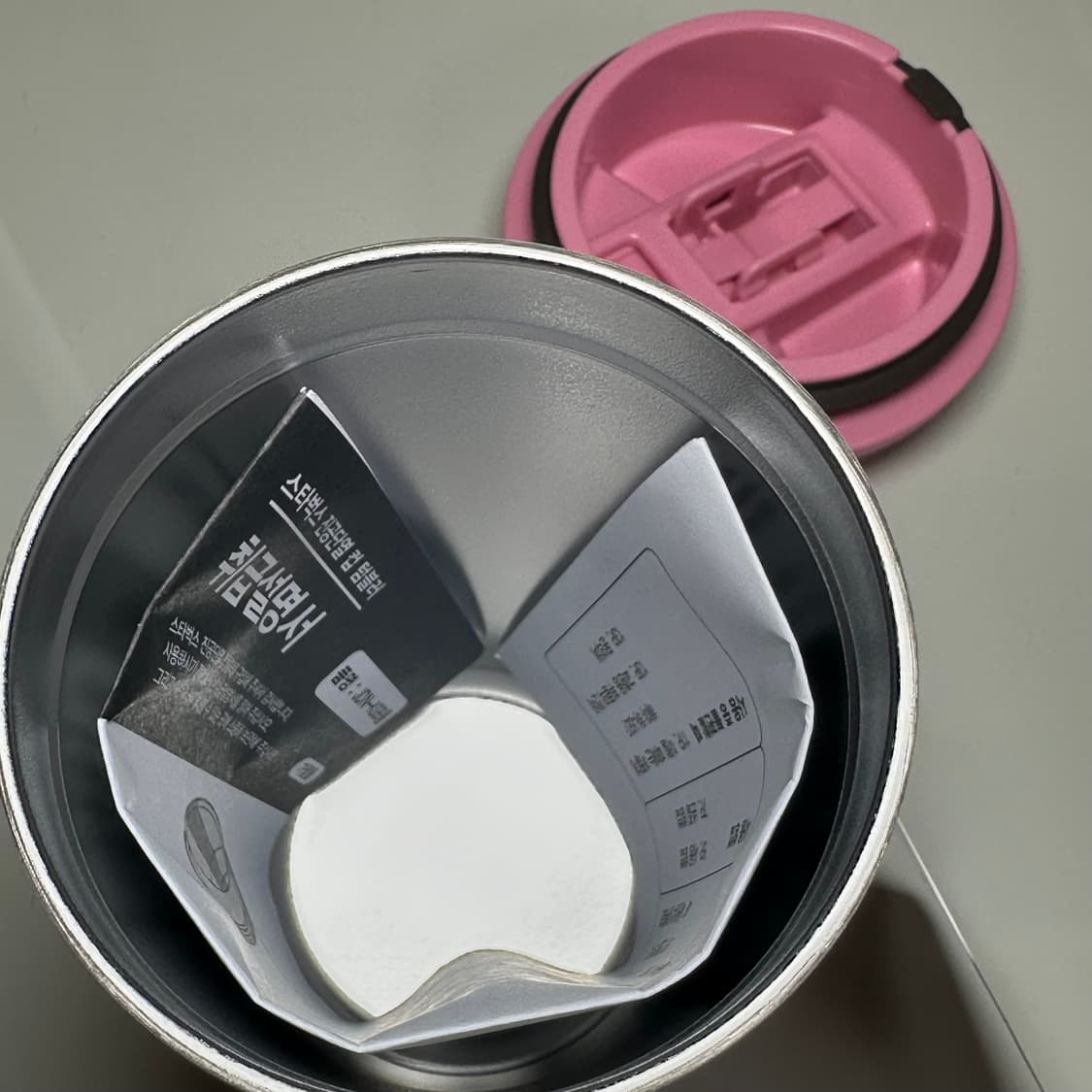 스타벅스 써모스 23 SS 밸런타인 JDN 핑크 텀블러 355ml 상품이미지6