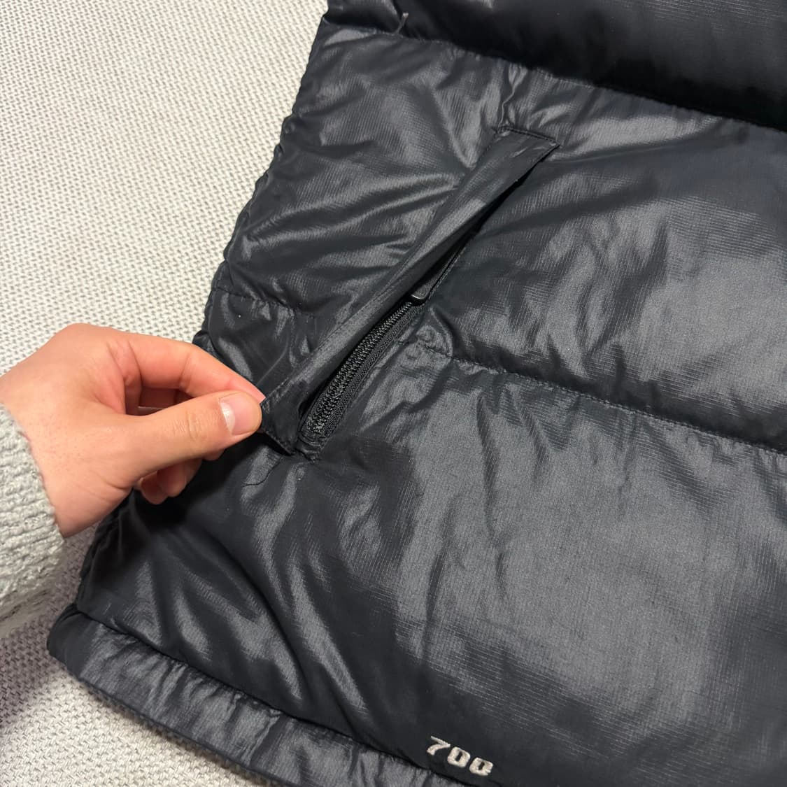 노스페이스 700 눕시 패딩조끼 상품이미지4