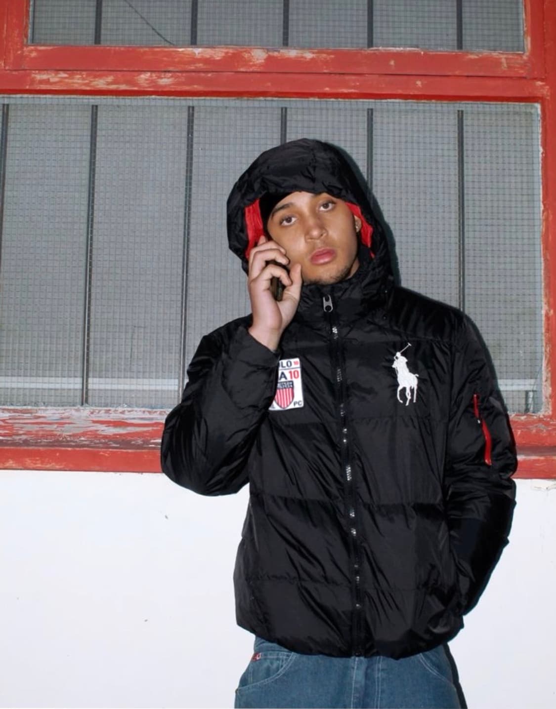 폴로 빅포니로고 패딩 USA 블랙 상품이미지9