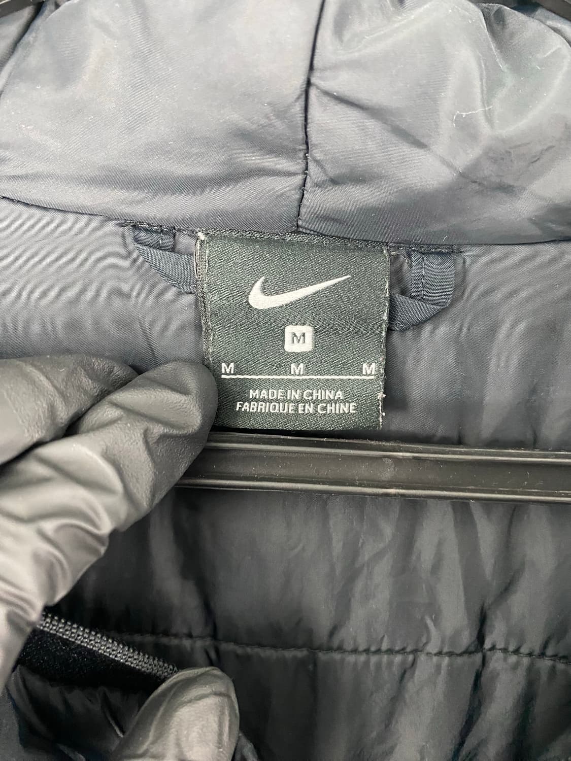 나이키 후드 경량패딩 스쿼드 자켓 M 상품이미지4