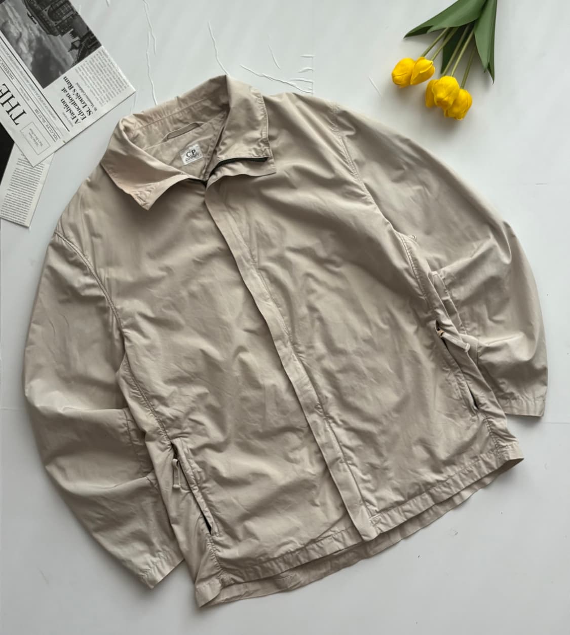 CP 컴퍼니 90‘s 빈티지 베이지 바람막이 상품이미지1