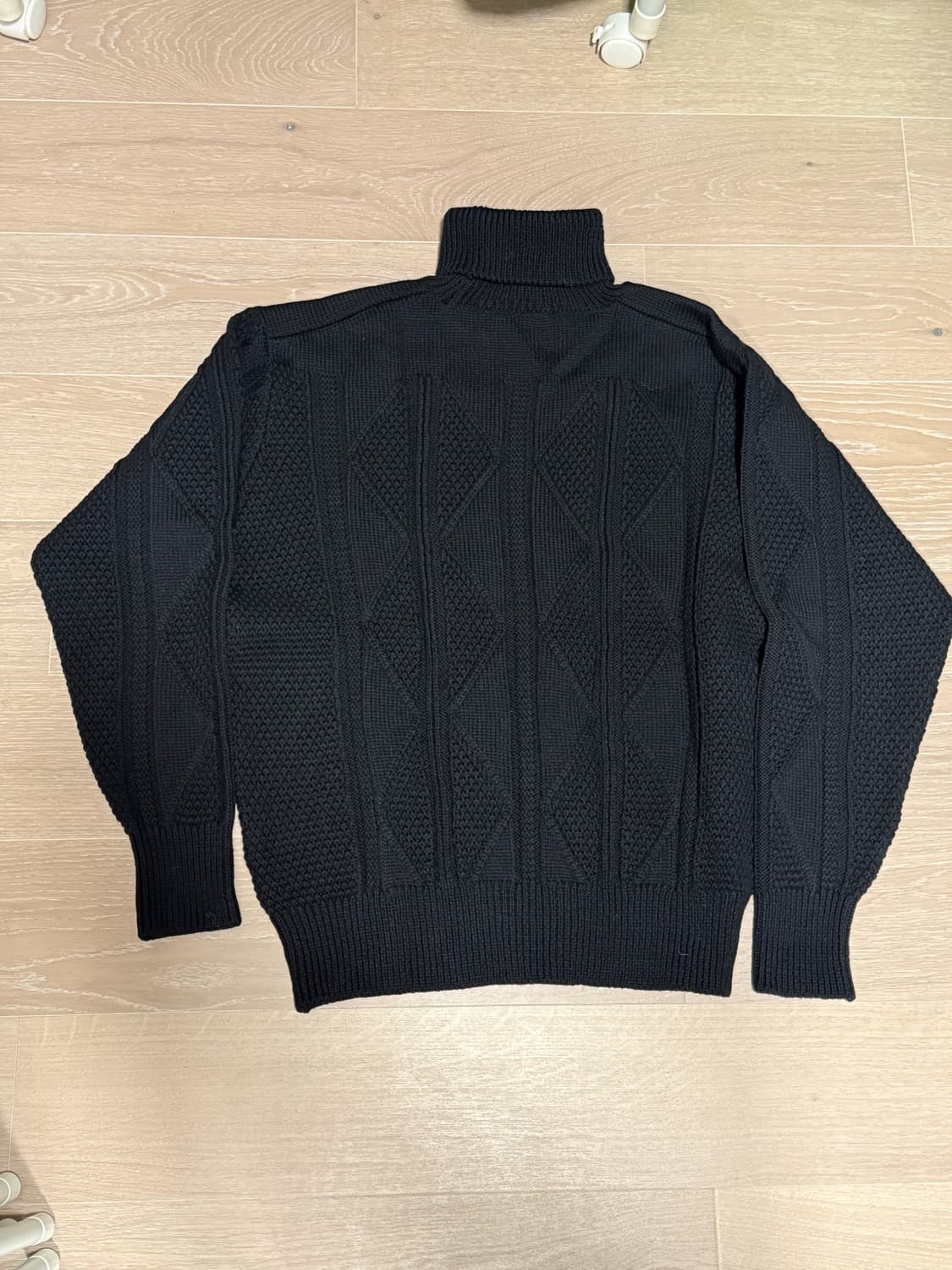 [새상품] 피그벨 피셔맨 니트 블랙 38 상품이미지3