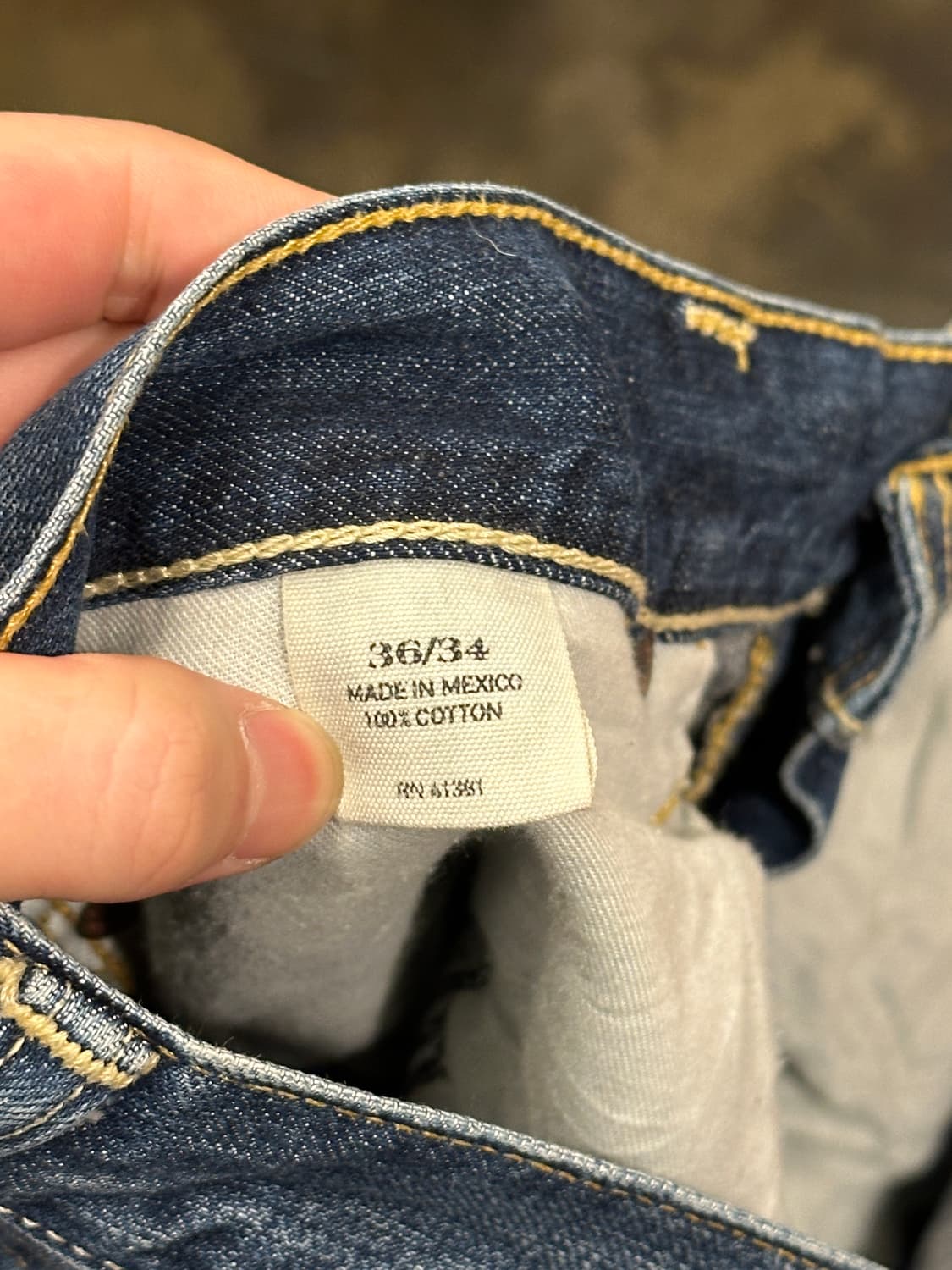 00s POLO 폴로 랄프로렌 867 클레식핏 데님 36x34 상품이미지6