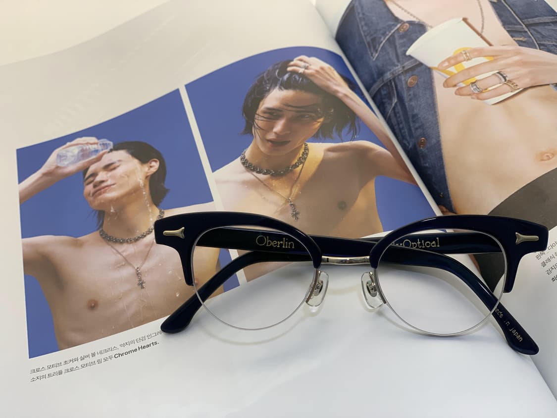 버디옵티컬 Oberlin NAVY PEARL 티타늄 일본 하은테 0077 상품이미지4