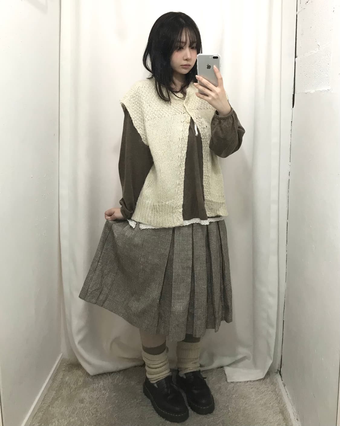 체크 소녀 코디 세트 🧋 상품이미지2