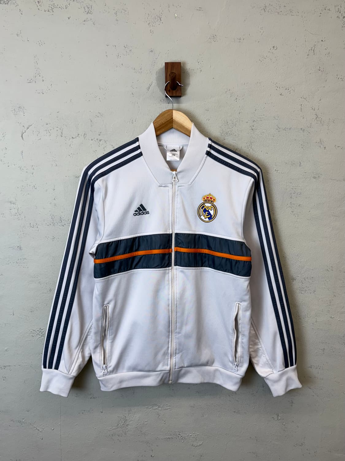 아디다스 레알마드리드 화이트 트랙탑 져지 상품이미지1