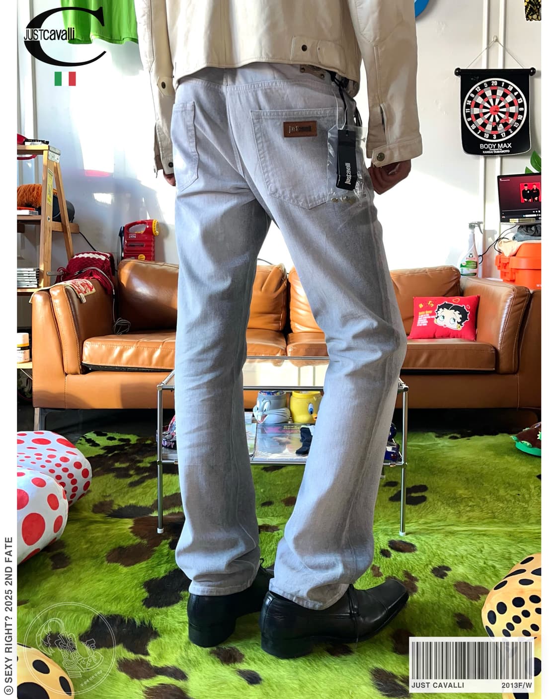 JUST CAVALLI 2013fw Gray Washed Denim 상품이미지1