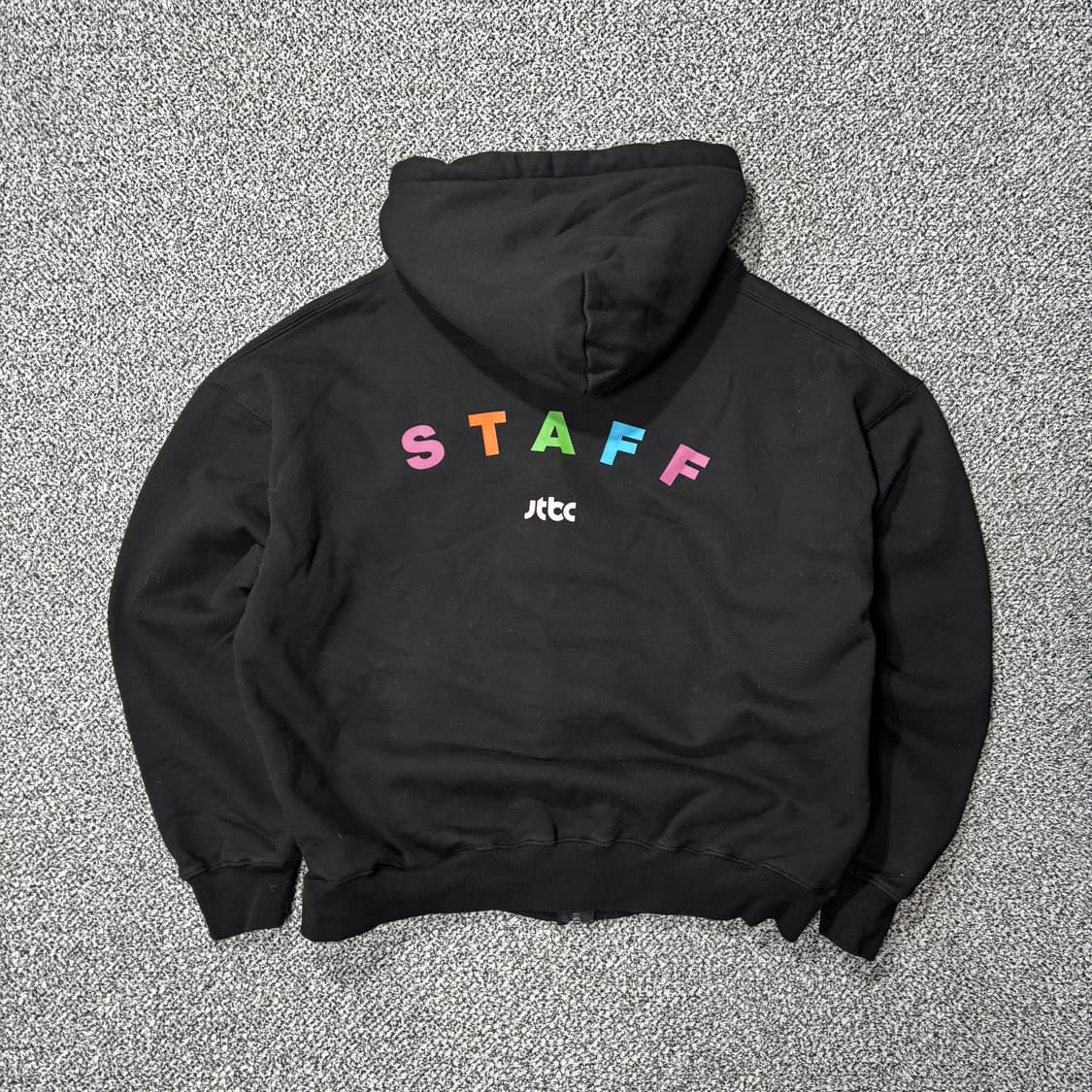 아이앱 스튜디오 X JTBC 후드집업 블랙 (L) 상품이미지6