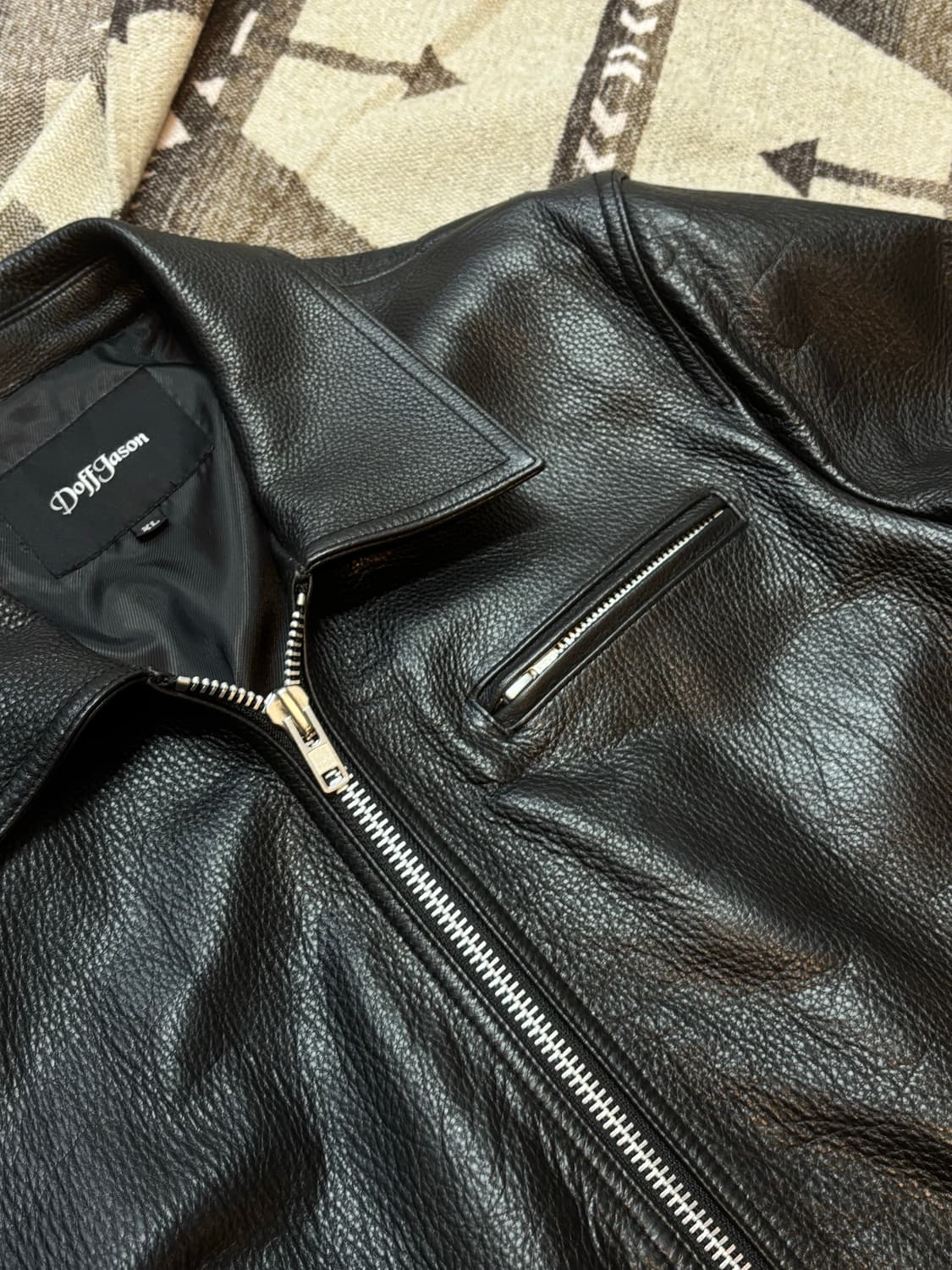 도프제이슨 카우하이드 싱글 자켓  상품이미지5