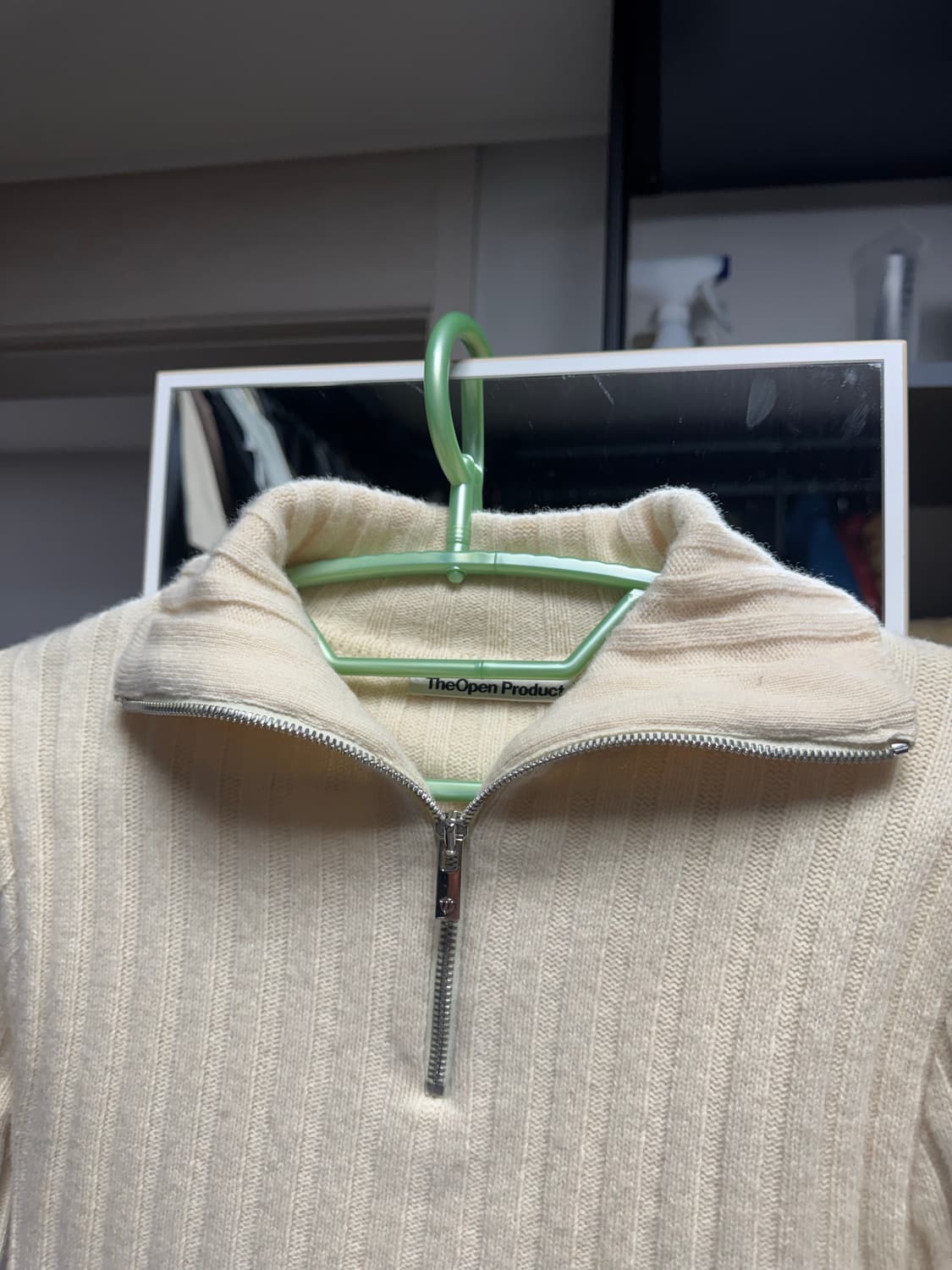 더오픈프로덕트 오픈와이와이 반집업니트 상품이미지2