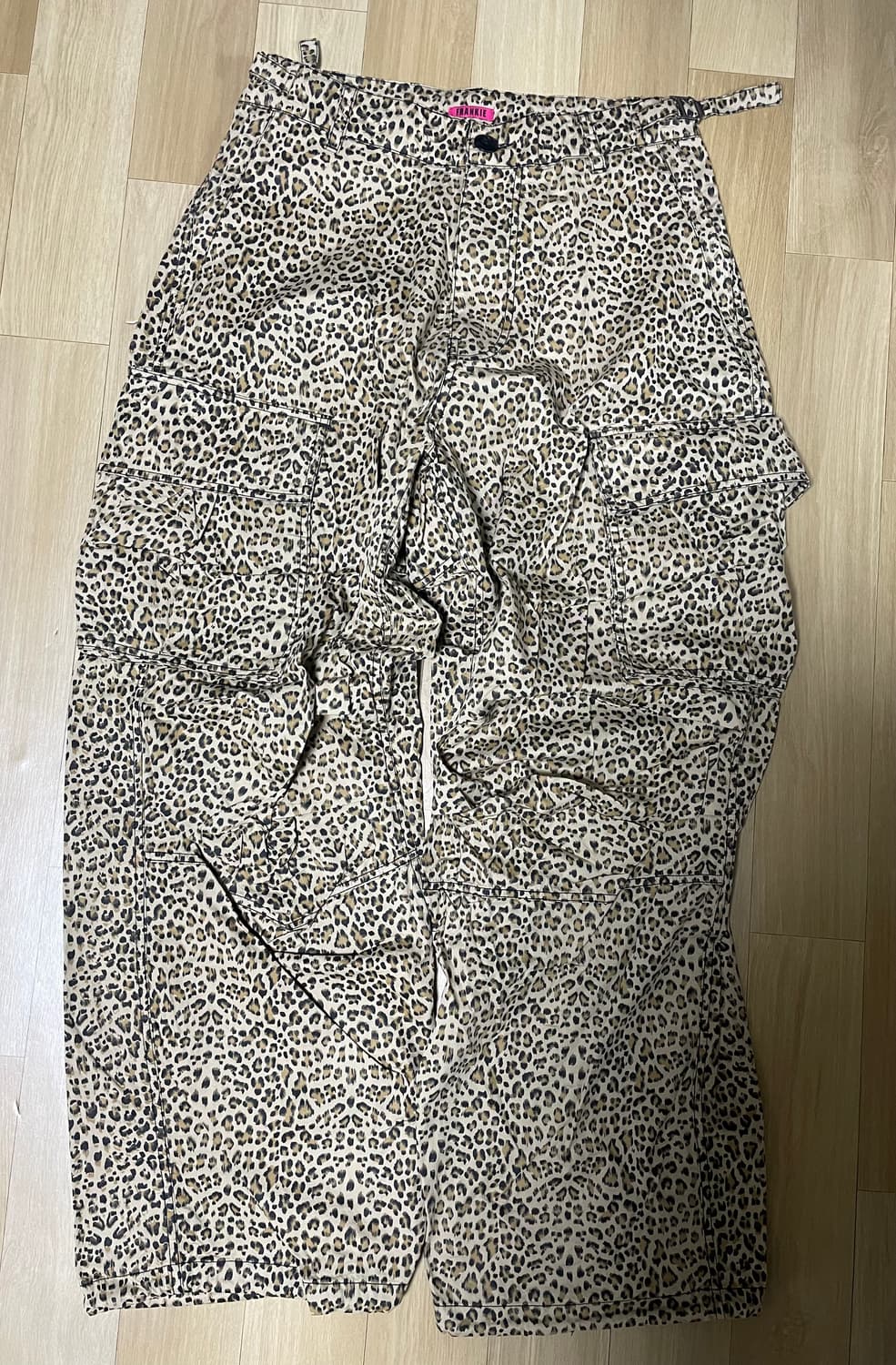 하이타이드프랭키 포켓 카고팬츠 레오파드 M사이즈 상품이미지5