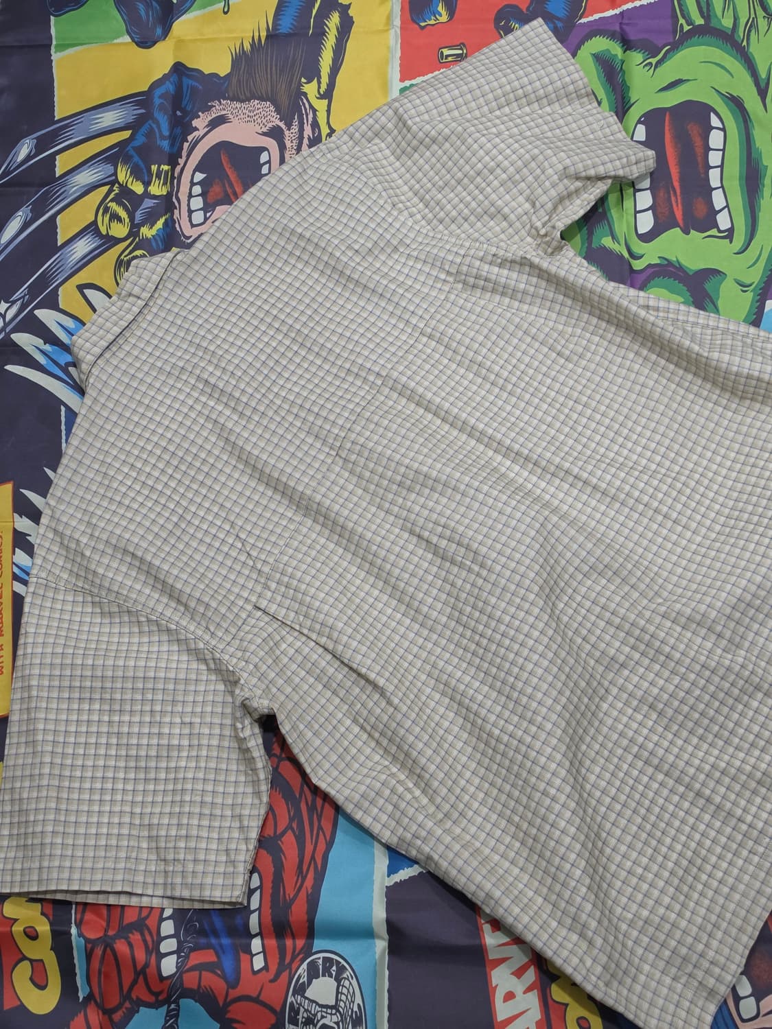 90's Bitch skateboards 체크반팔셔츠 L 상품이미지8