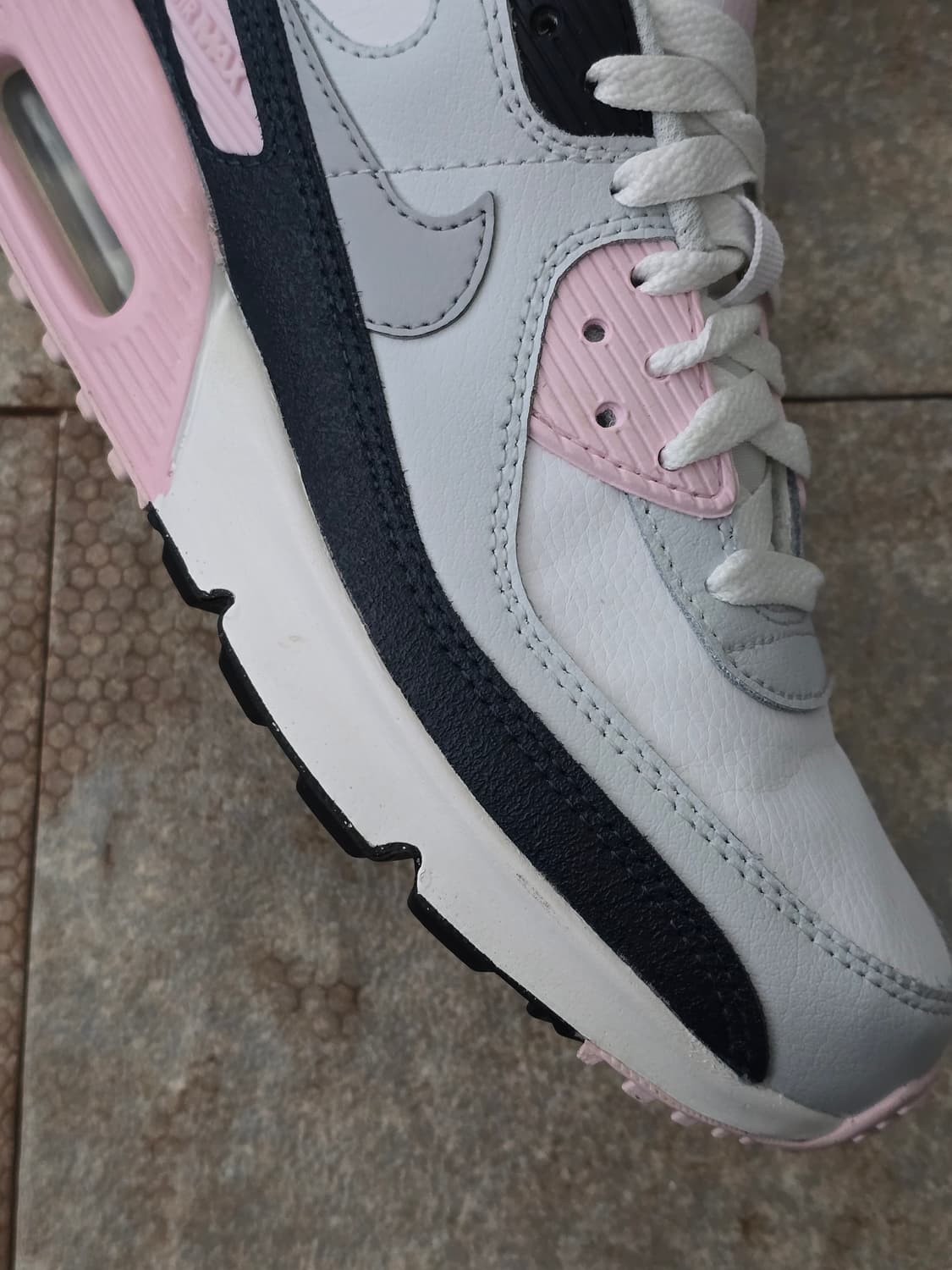 (230)나이키 에어맥스 90 화이트 핑크 폼  상품이미지7