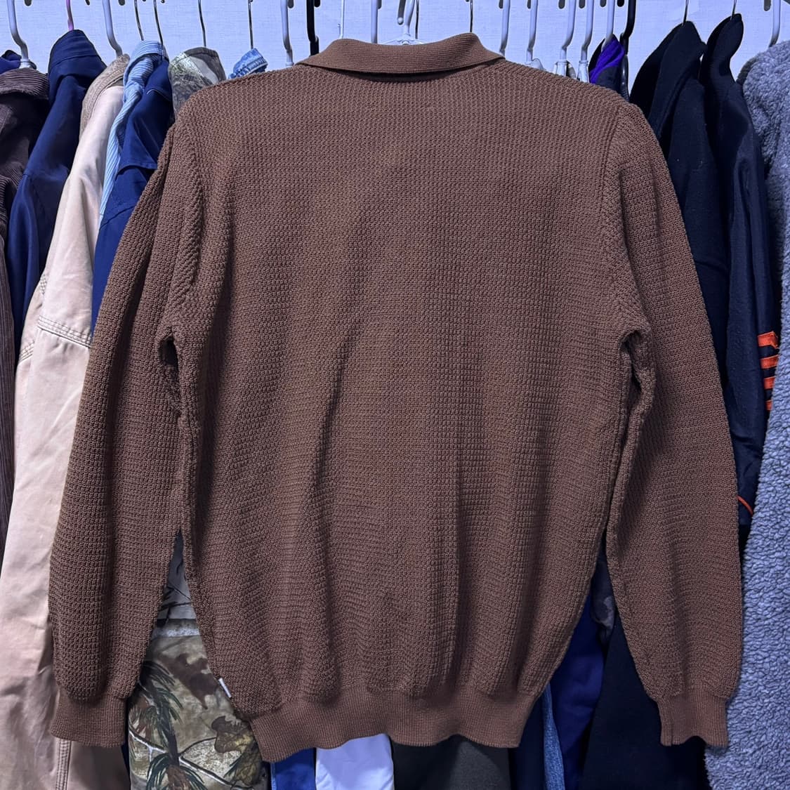 헨리코튼 브라운 니트 100 상품이미지4