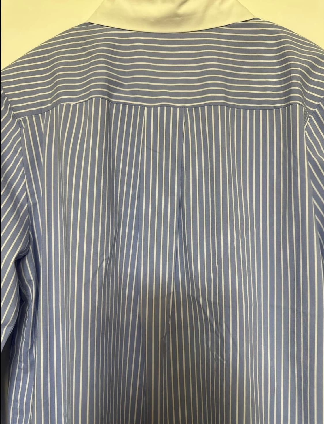 줄로그블루 스트라이프 배색 카라 셔츠  상품이미지7