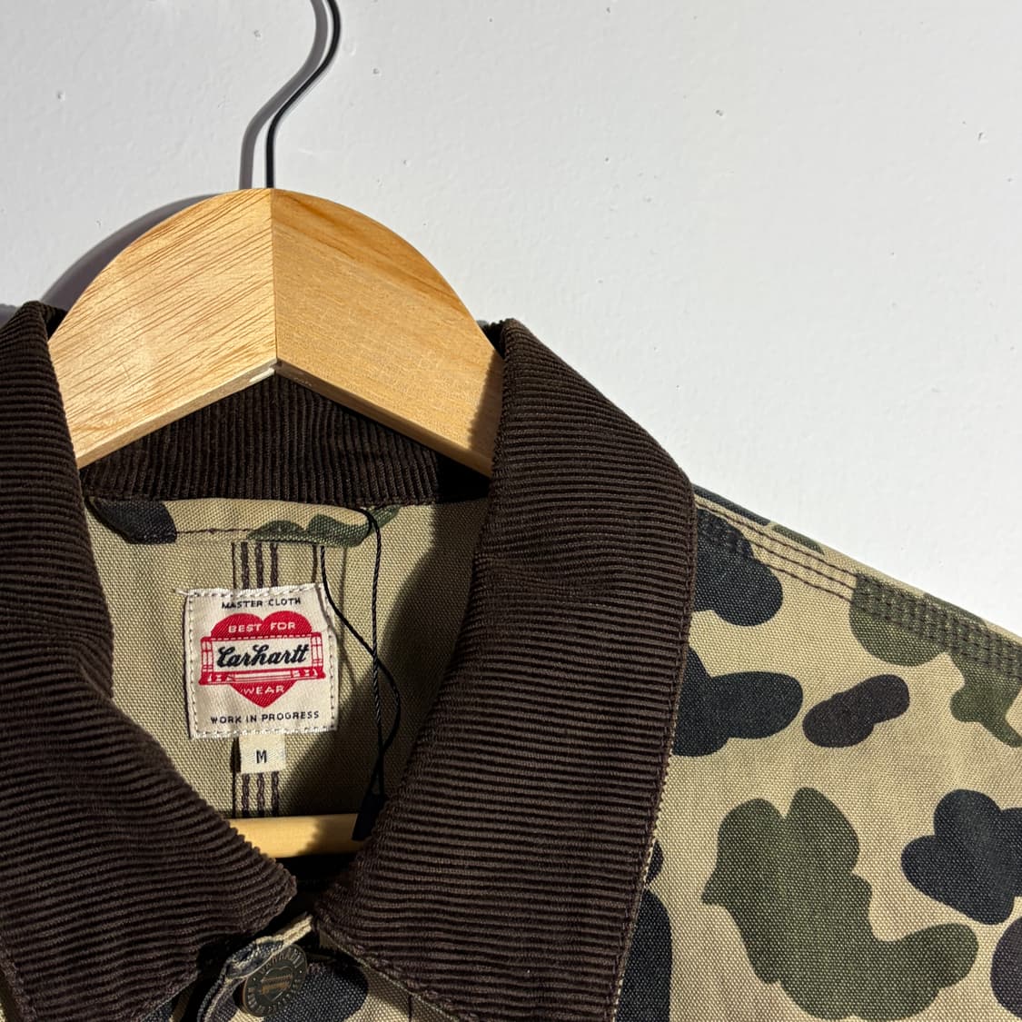 2010 칼하트 마스터클로스  빈티지 카모 워크 자켓 상품이미지3