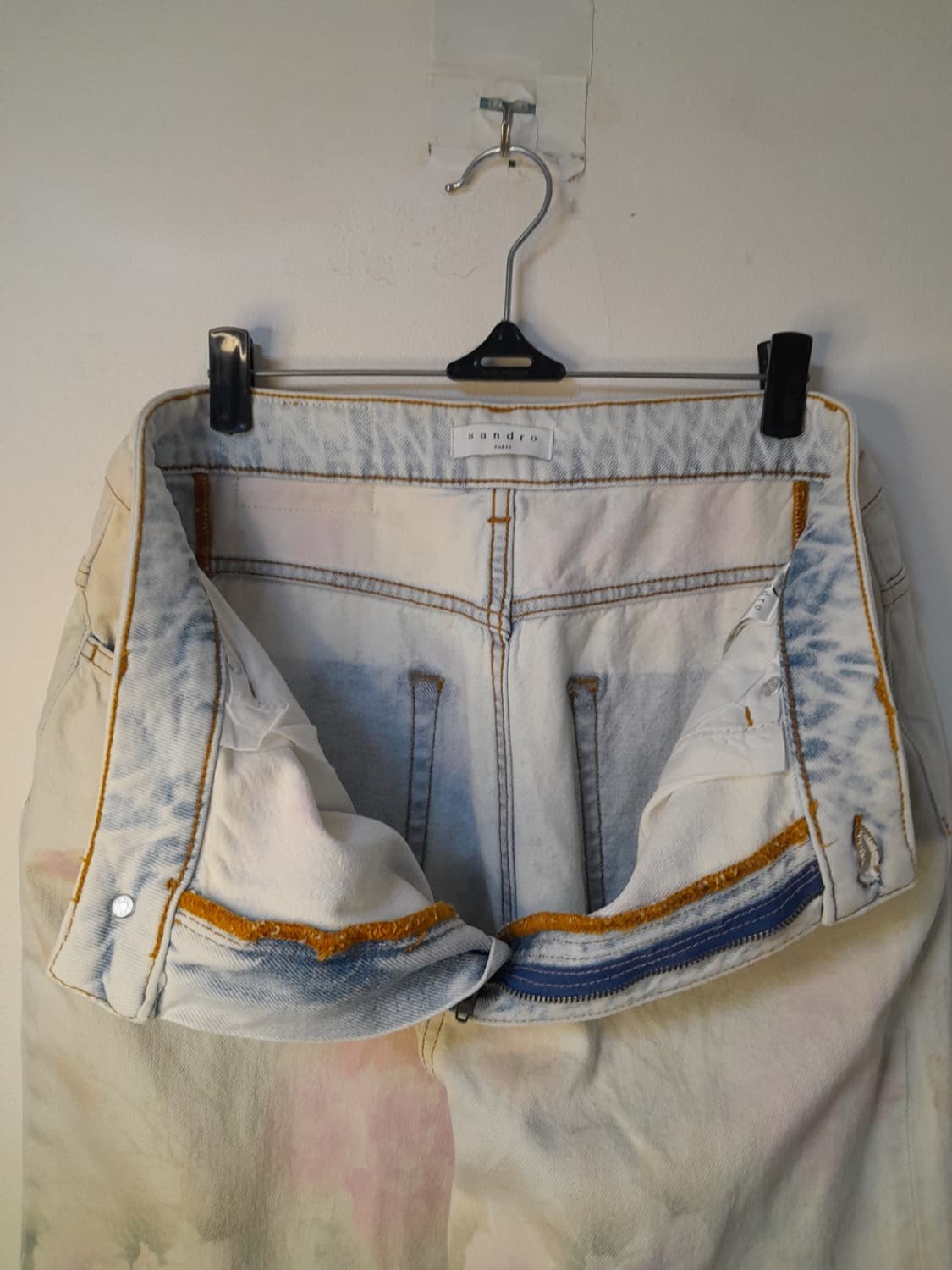 산드로 플라워 프린팅 데님바지 42 상품이미지6