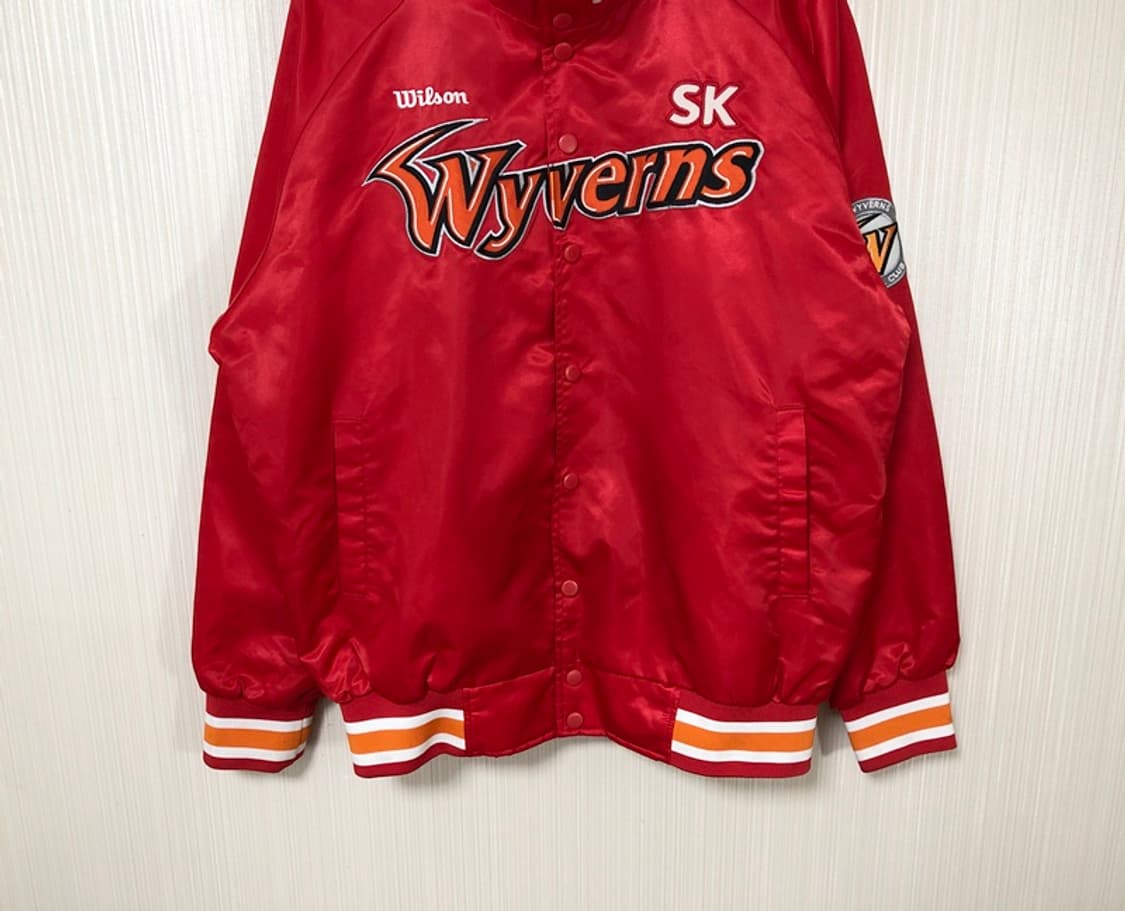 KBO 윌슨 SK와이번스 선수실착 올드/춘추자켓 XL #8 상품이미지3