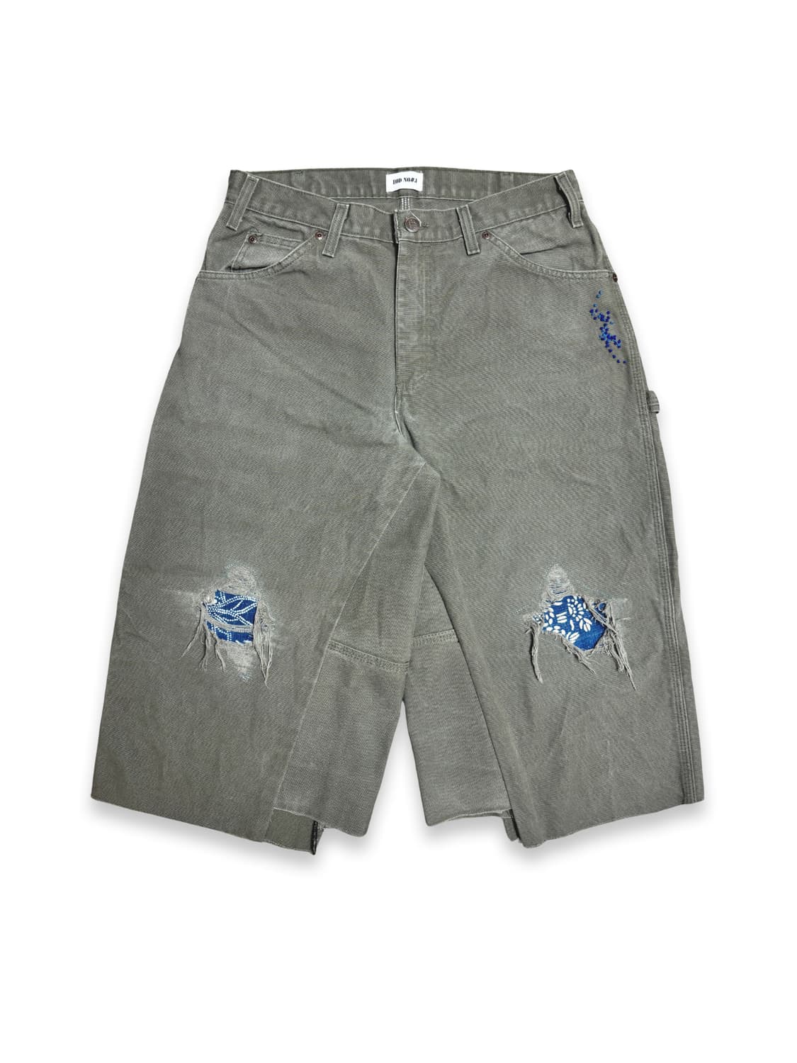 Vtg Dickies Sashiko Distressed 버뮤다 상품이미지1