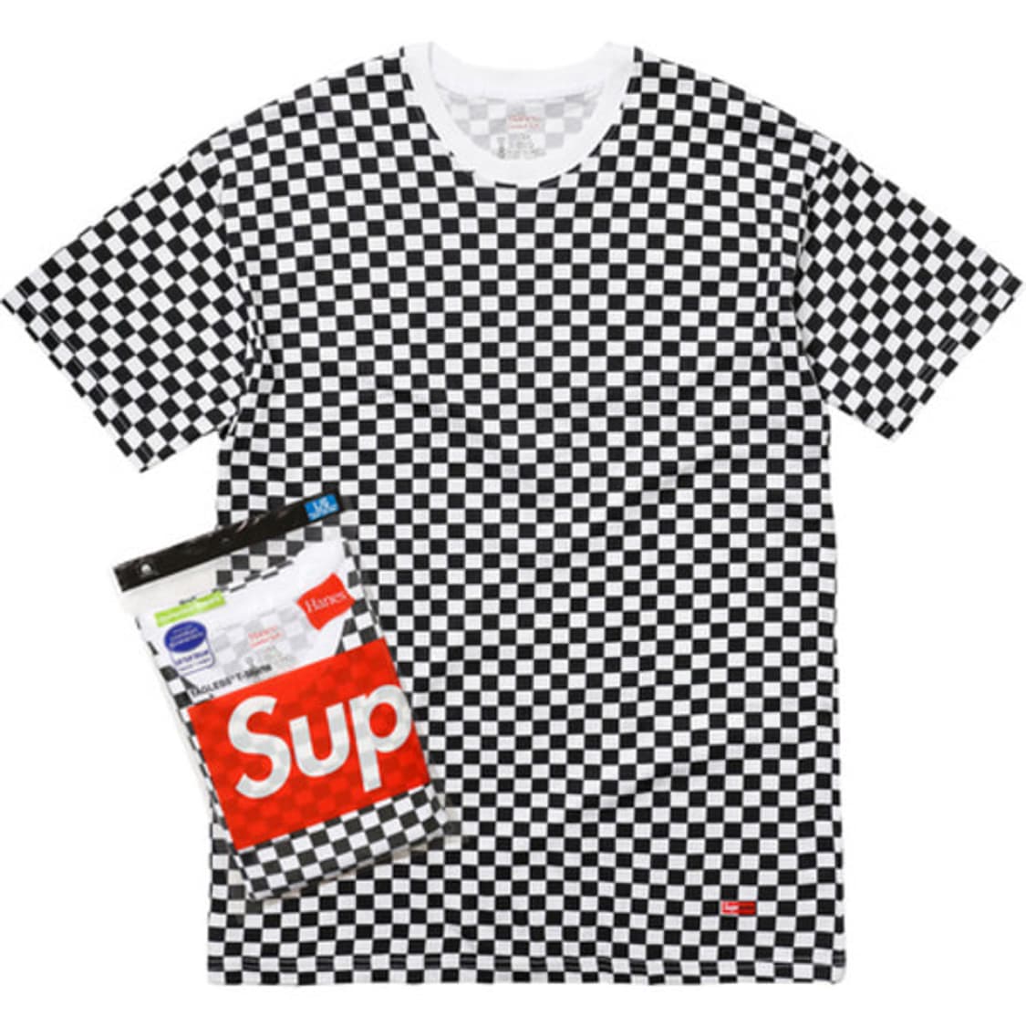 슈프림 x 헤인즈 체커 티 Supreme Hanes Checker Tee 상품이미지2