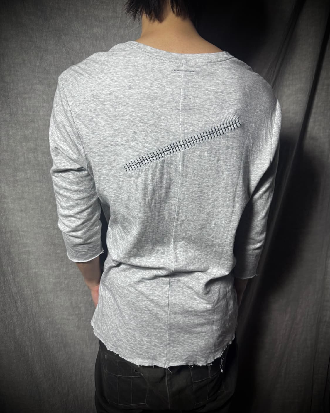 thom/krom 3/4 Stitch Detail Long Tee  상품이미지1