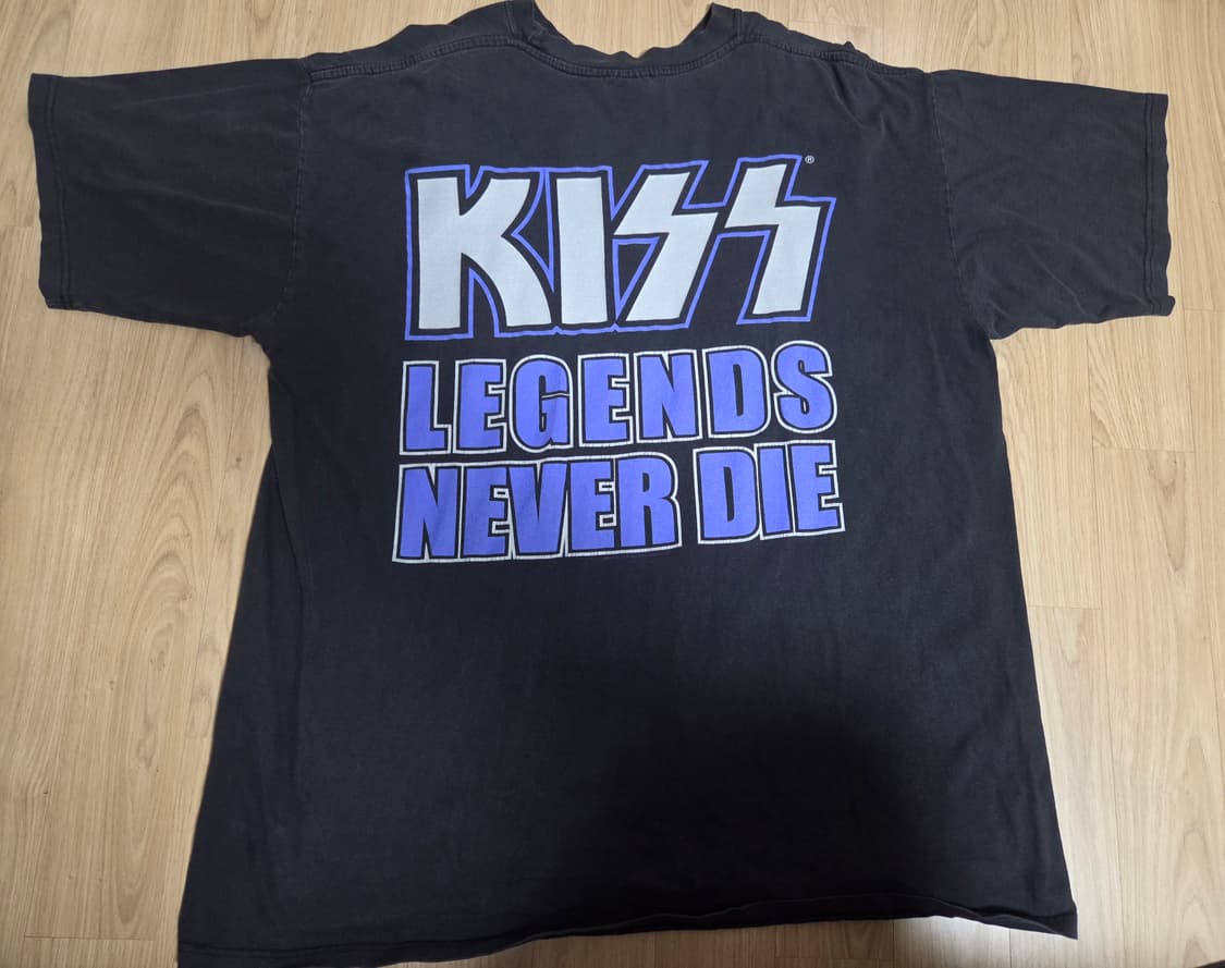 00's Kiss Tour 밴드티 XXL 상품이미지2