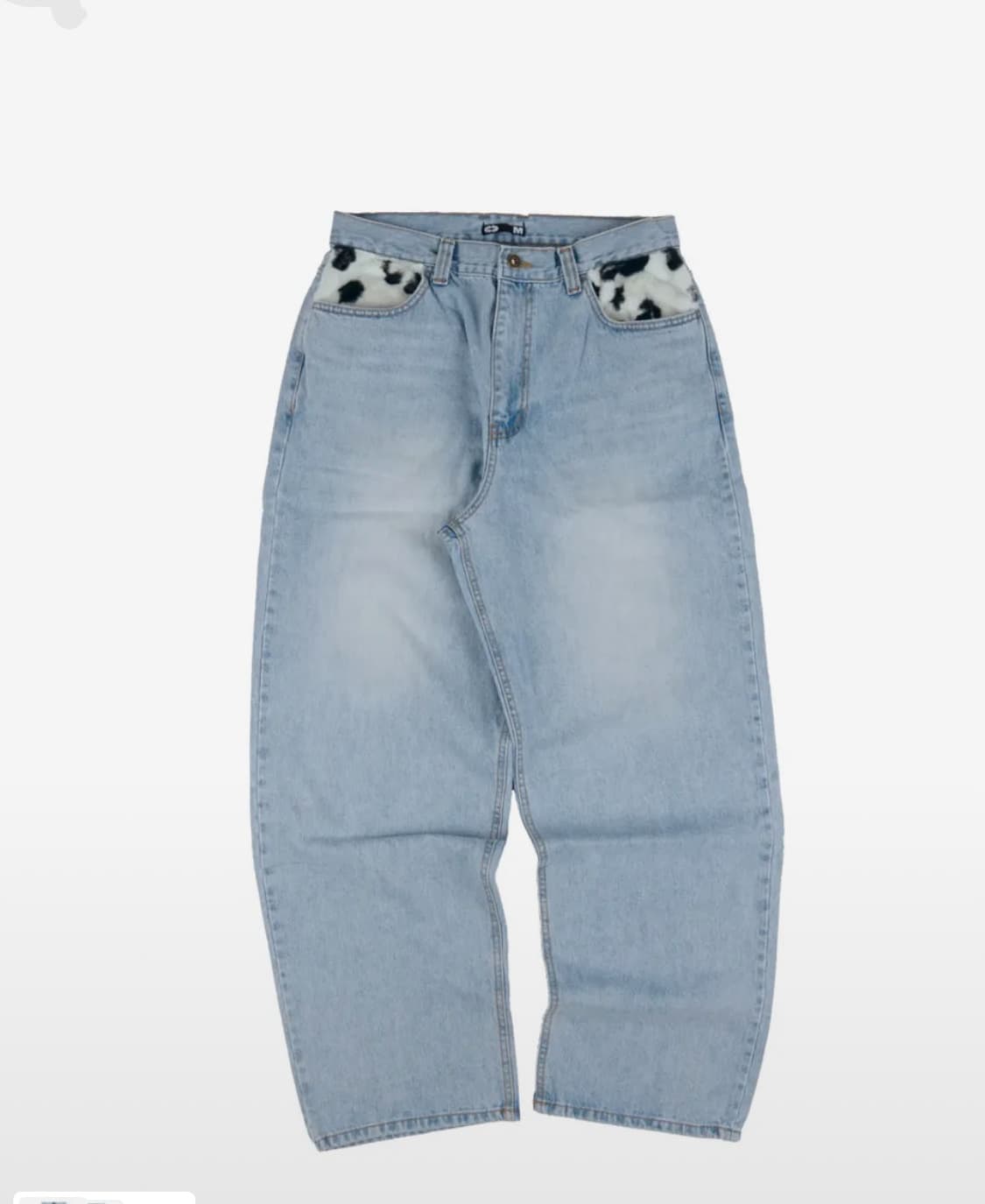 이알티알 Cow Star Denim Pants Light Blue 상품이미지1