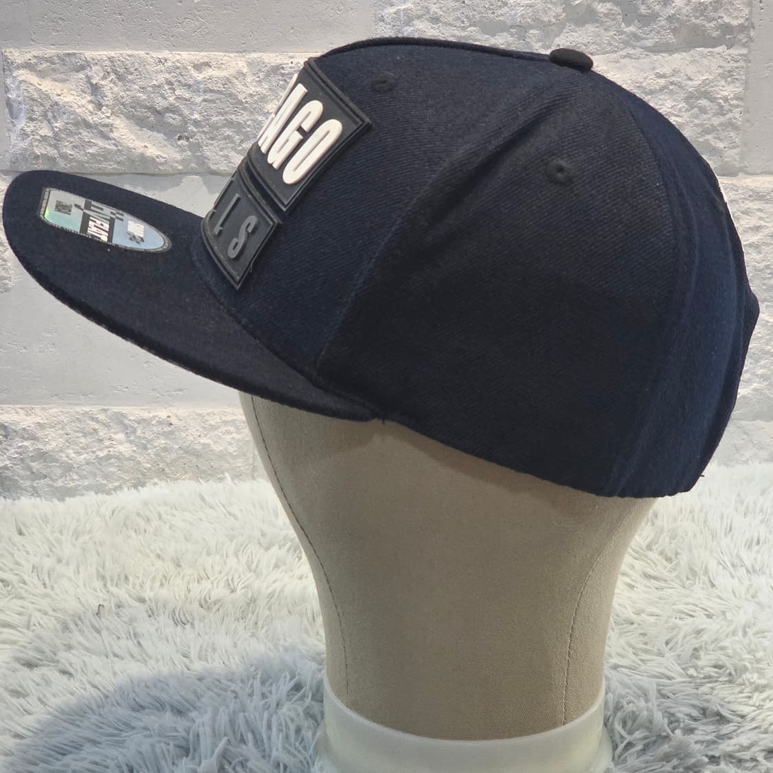 L8-1:NBA 시카고 불스 하이플랫 스냅백 블랙 (약 56–59cm)
 상품이미지2