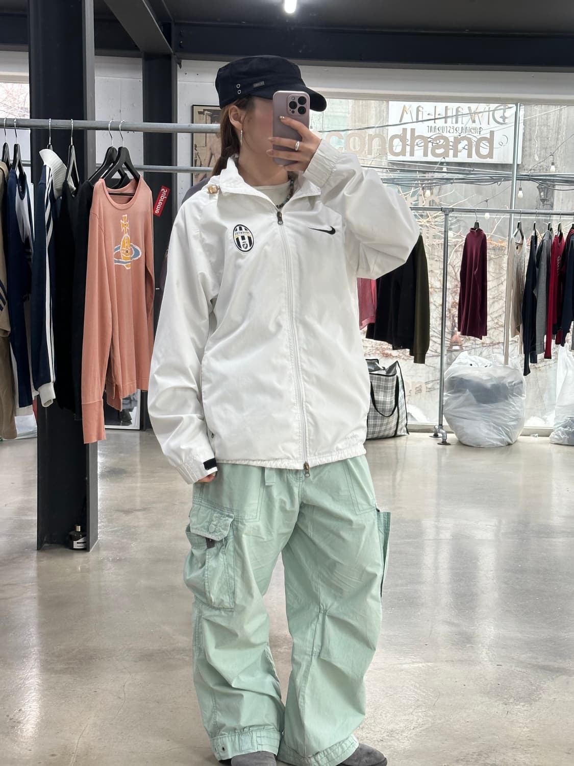 나이키 00s 유벤투스 윈드브레이커 투웨이자켓  상품이미지2