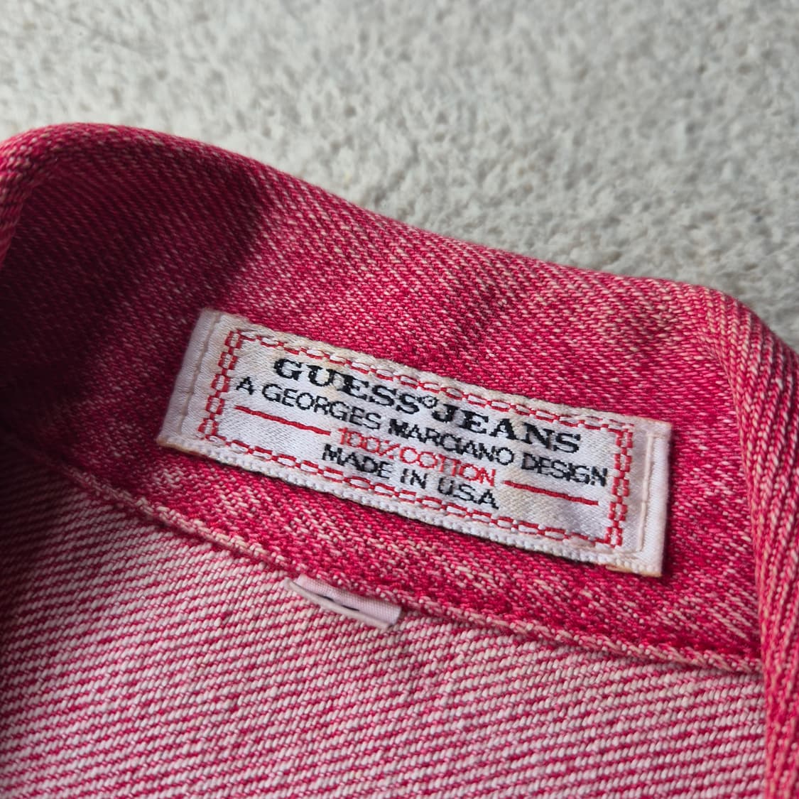 80s 미제 게스 트러커 상품이미지8