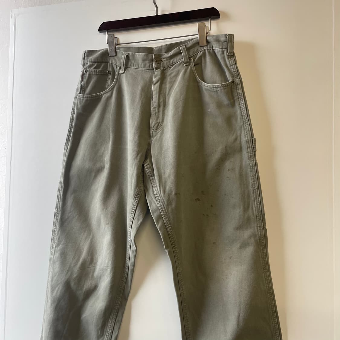 칼하트 모스그린 카펜터 워크팬츠 상품이미지3