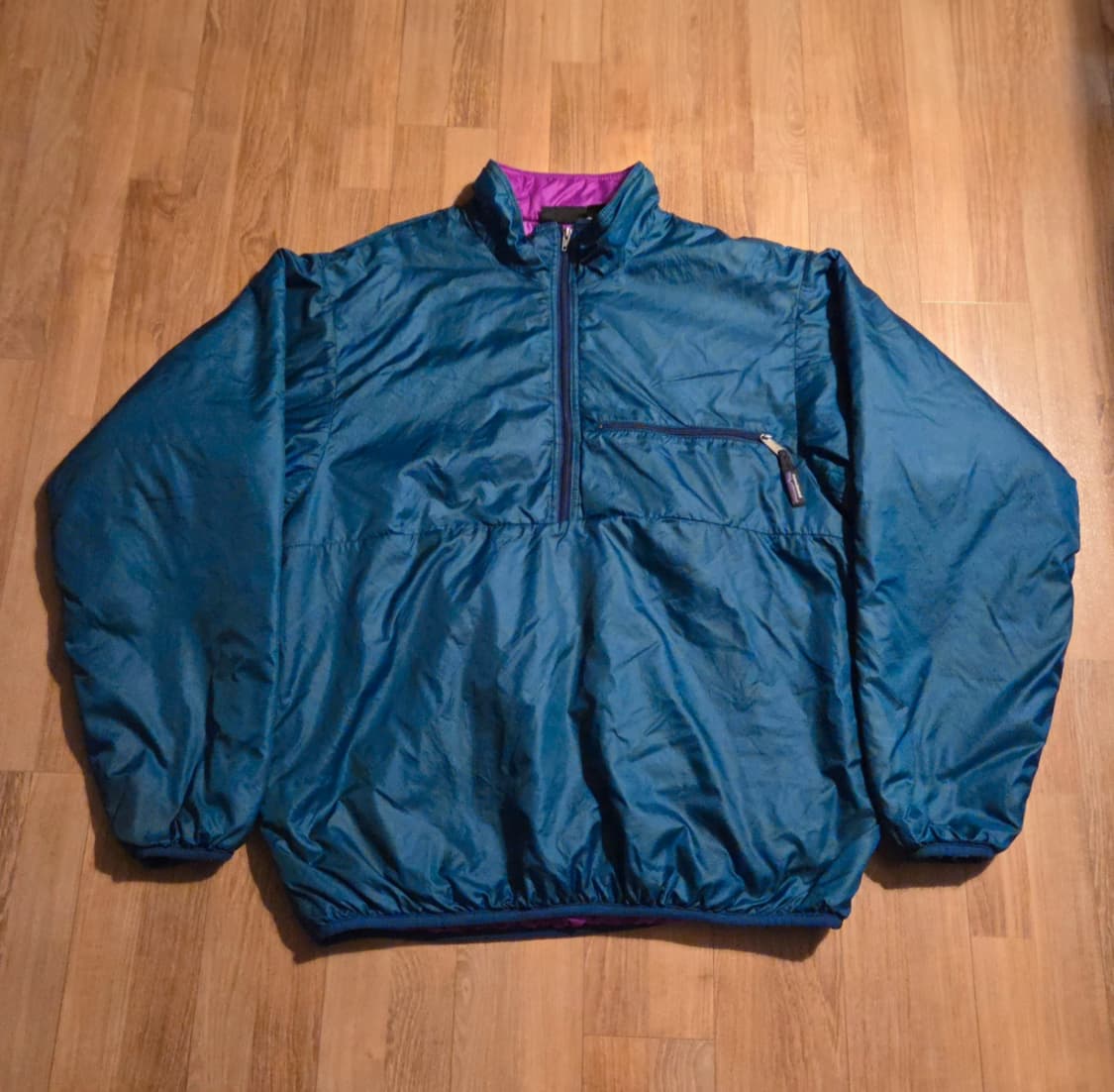 (L)파타고니아Usa 95s 퍼프볼 풀오버 블루그래스 컬러 패딩 상품이미지2