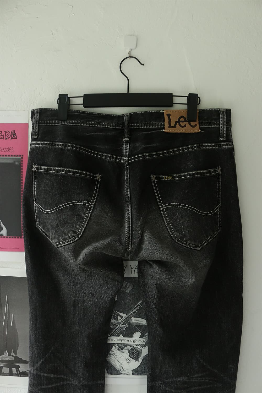 Lee 블랙 부츠컷 데님 팬츠  상품이미지6