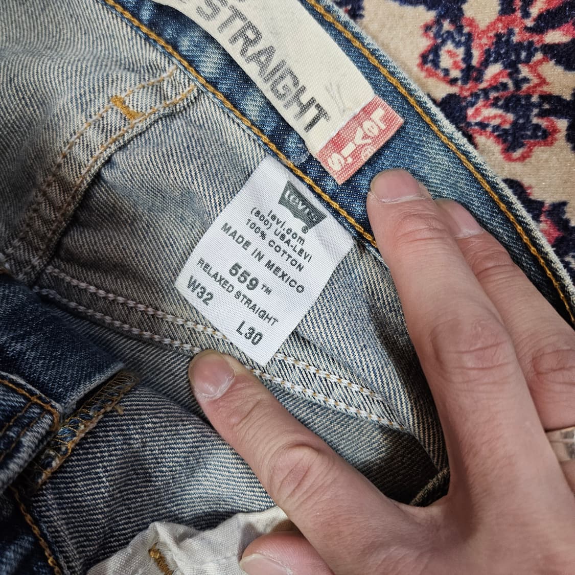 리바이스(Levis) 00's No.559 릴렉스 스트레이트핏 32  상품이미지9