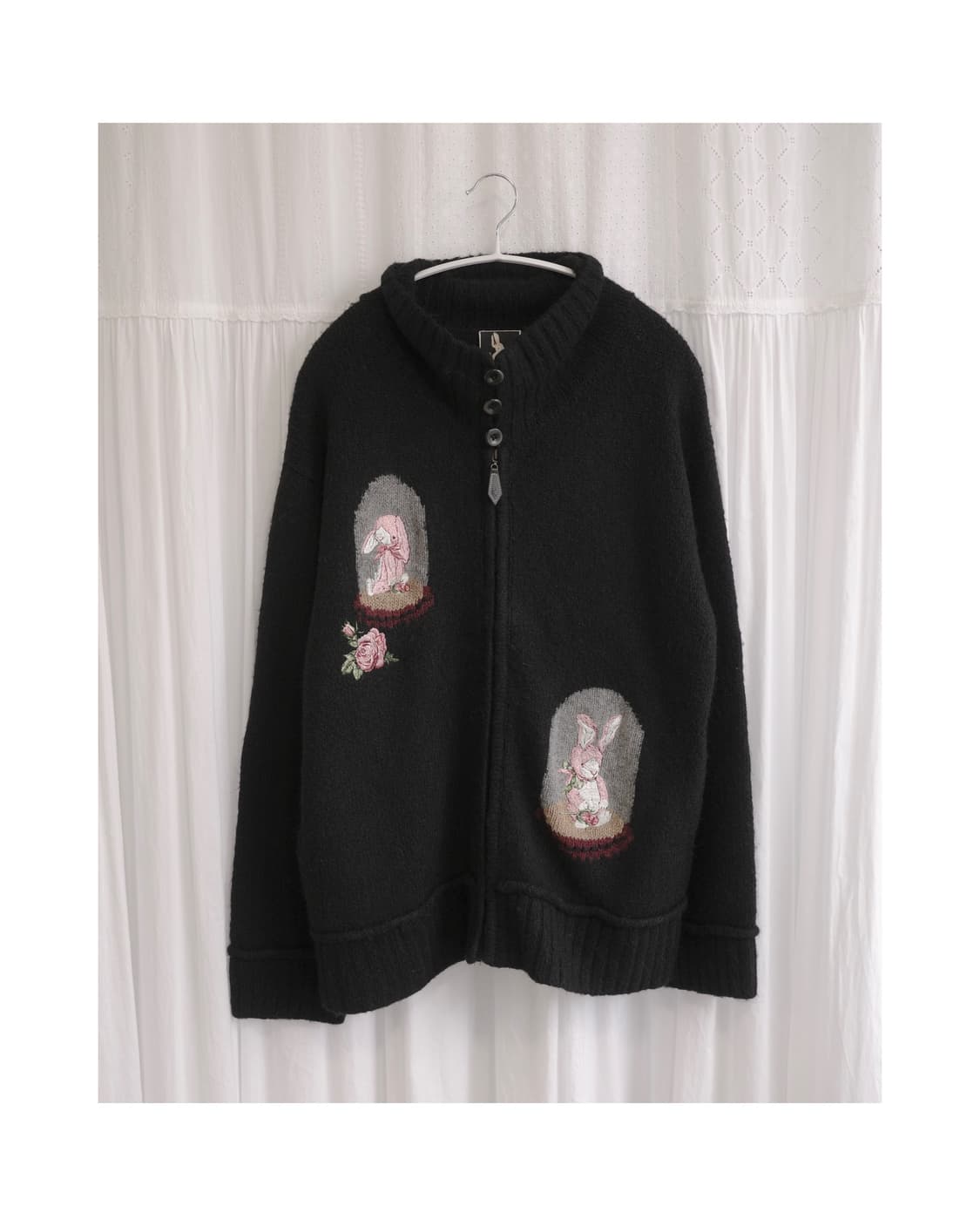 Rabbit Knit Zip-up 상품이미지4