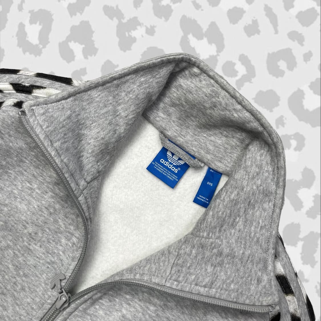 아디다스 그레이 레오파드 파이어버드 트랙탑 상품이미지4