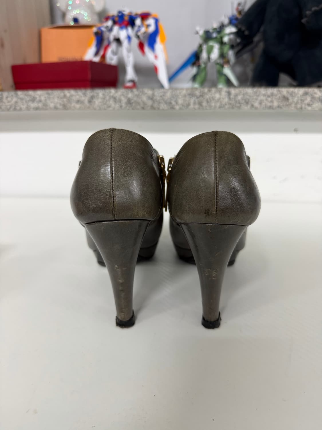 정품) 프라다 여성  앵클부츠 36.5 상품이미지6