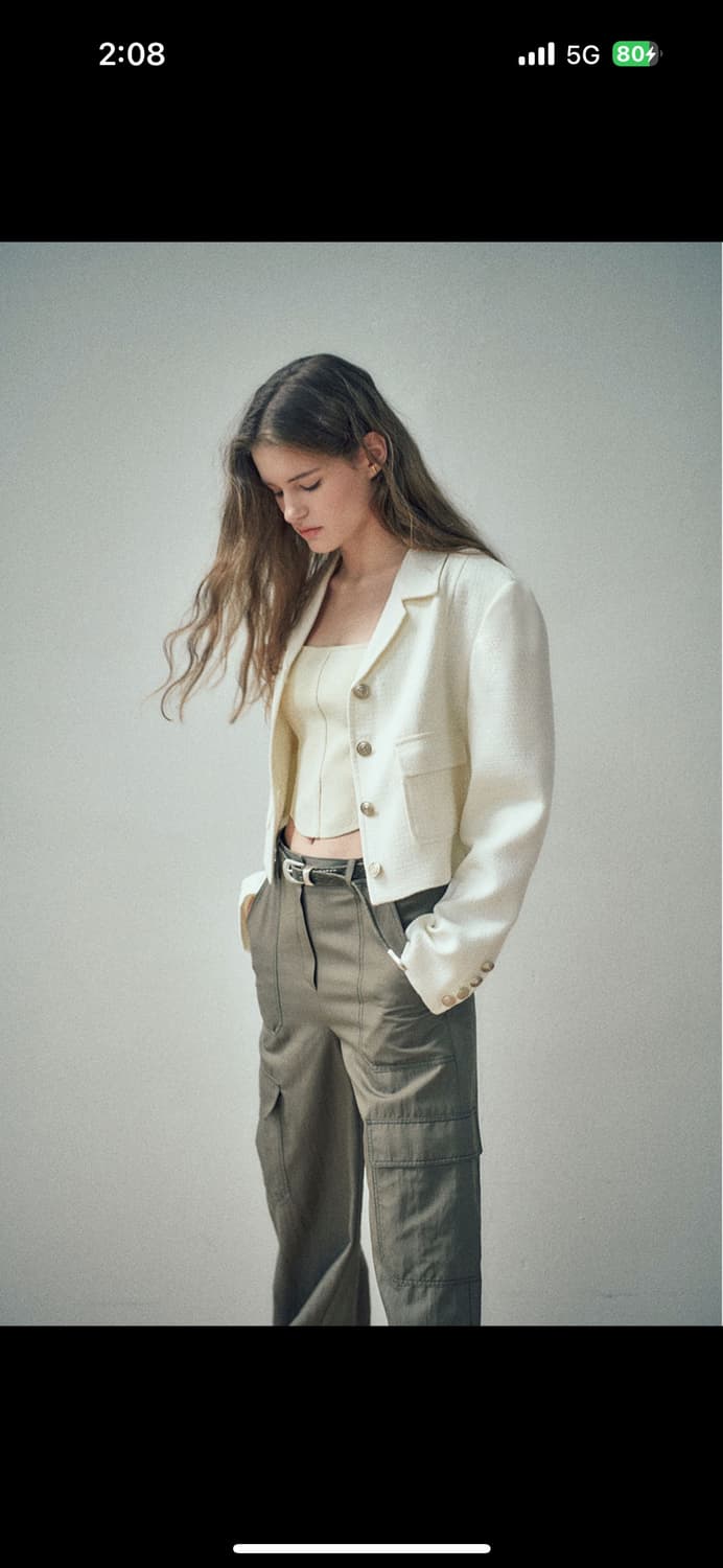 루에브르 트위드자켓 상품이미지3