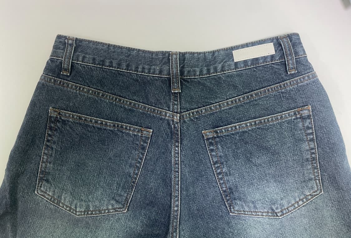 로우클래식 LOOSE-FIT JEANS_GREY BLUE 루즈핏 진 M 상품이미지6