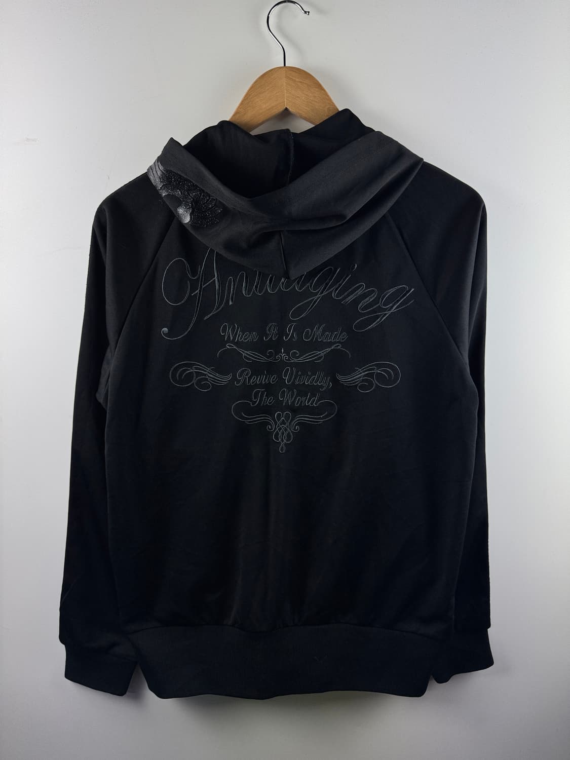 JPN Y2K 펑크 레터링 후드플락1771 상품이미지3