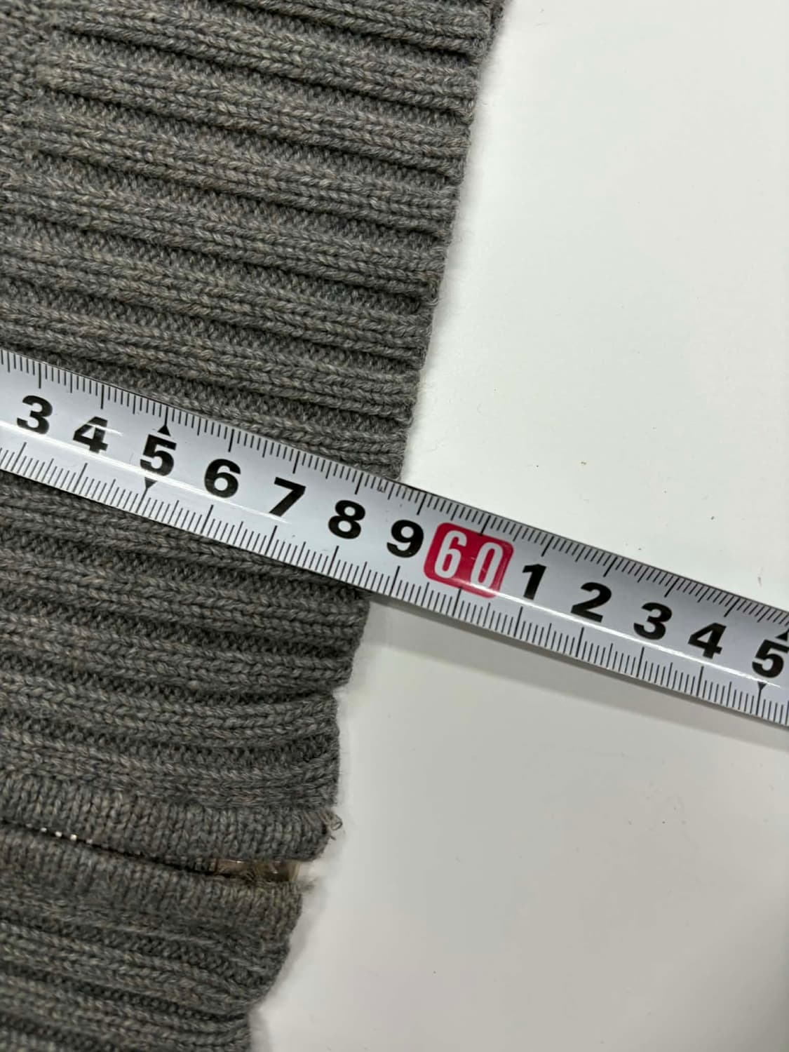 폴로 랄프로렌 여리핏 그레이 코튼 니트 집업(S) 상품이미지6