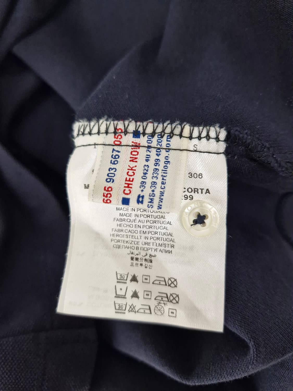 몽클레어(MONCLER)폴로 반팔 티셔츠 네이비 상품이미지6