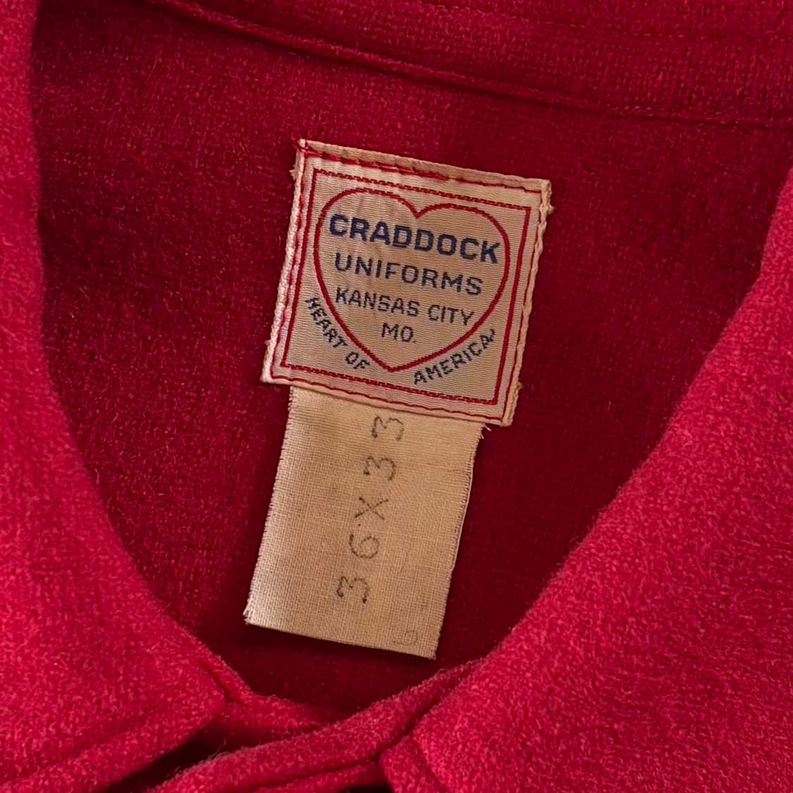 30s USA CRADDOK UNIFORMS 워크 셔츠 상품이미지2