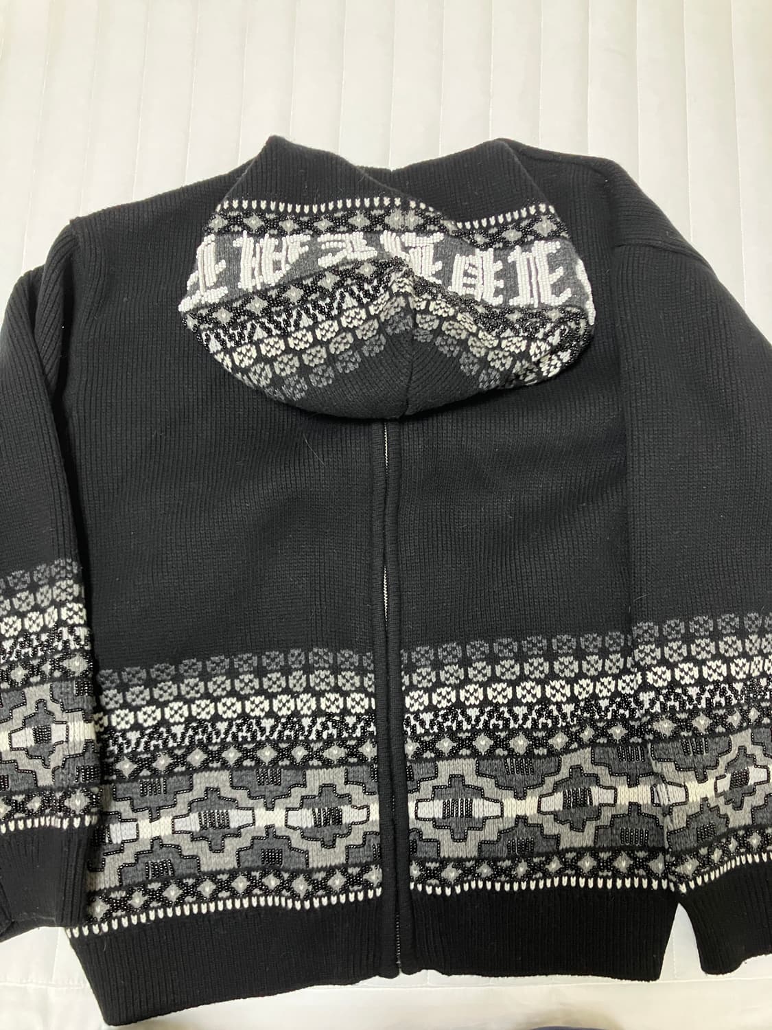 슈프림 니트 후드 집업 xl  상품이미지1