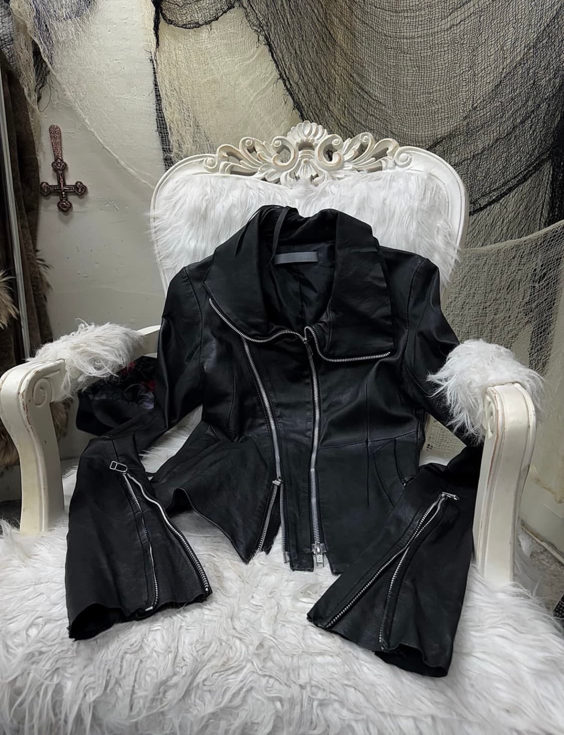 Ekam archive gimmick leather jacket 상품이미지1