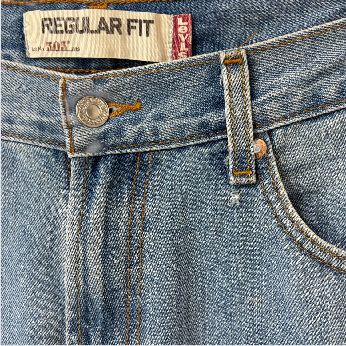 (30)리바이스505 레귤러핏 데님 청바지  상품이미지3